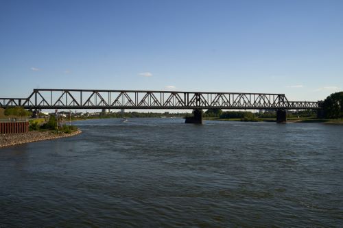 Rheinbrücke Duisburg-Hochfeld (2020, Minolta MD W.Rokkor 35mm 1:2.8)