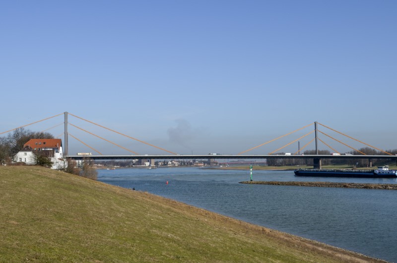 View of Duisburg-Neuenkamp Bridge